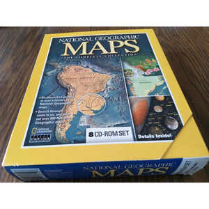 National Geographic Maps Complete Collection For Windows PC (2001)